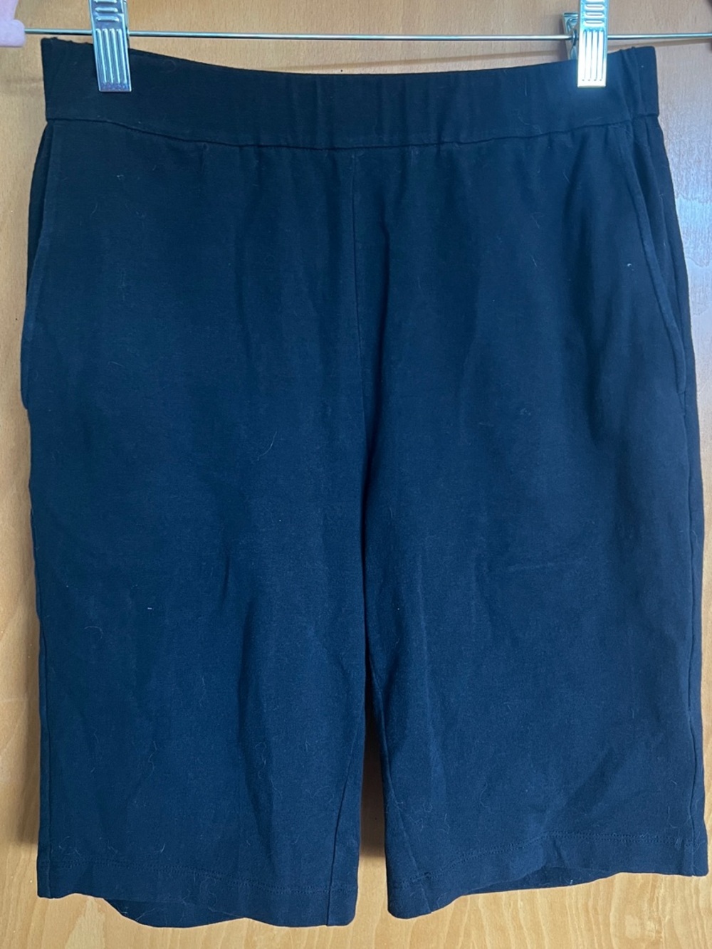 Margaret O'Leary Black Biker Shorts